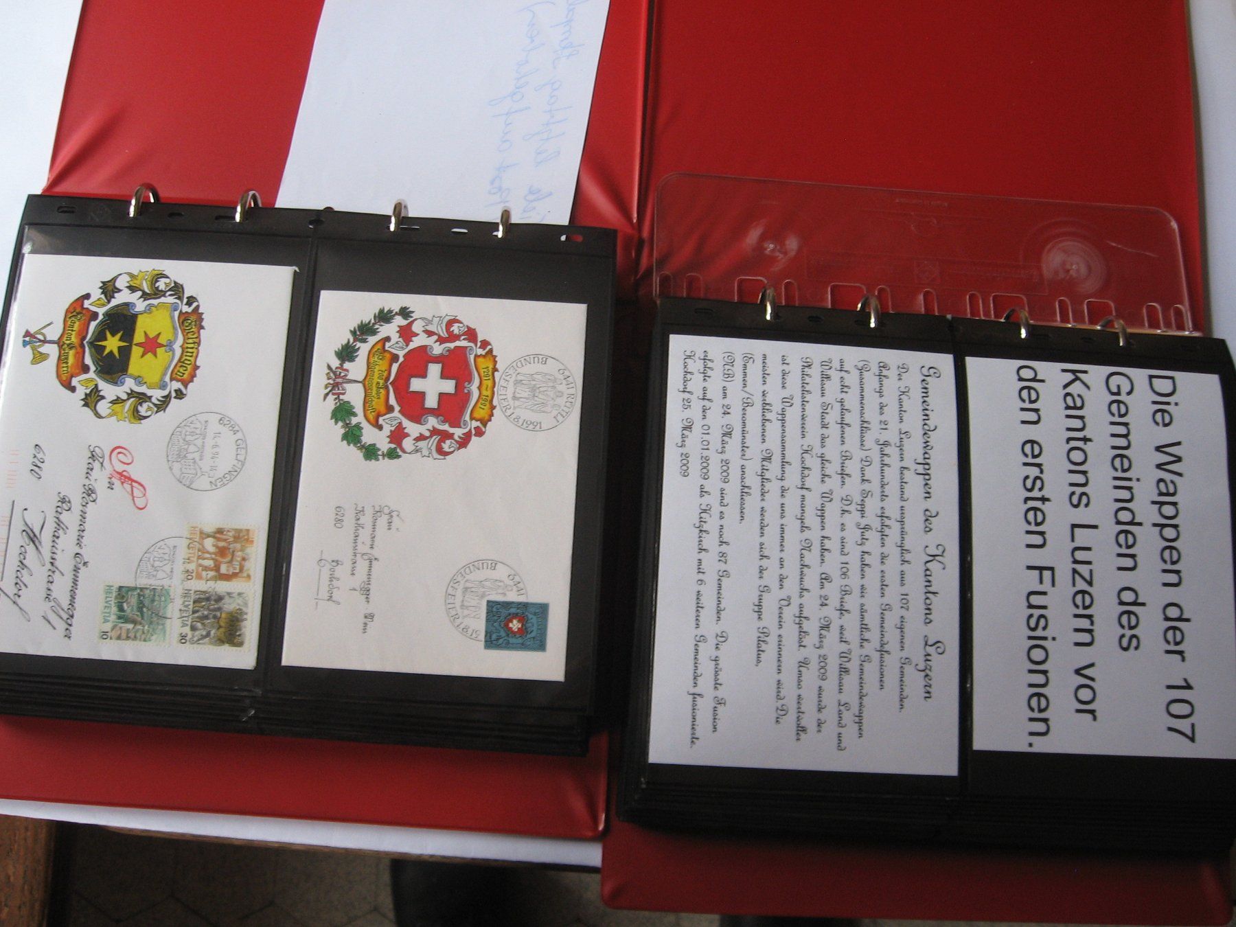 Tous les timbres: Briefmarken Luzerner Heimatsammliung – D'occasion à Nürensdorf par Misterq 2