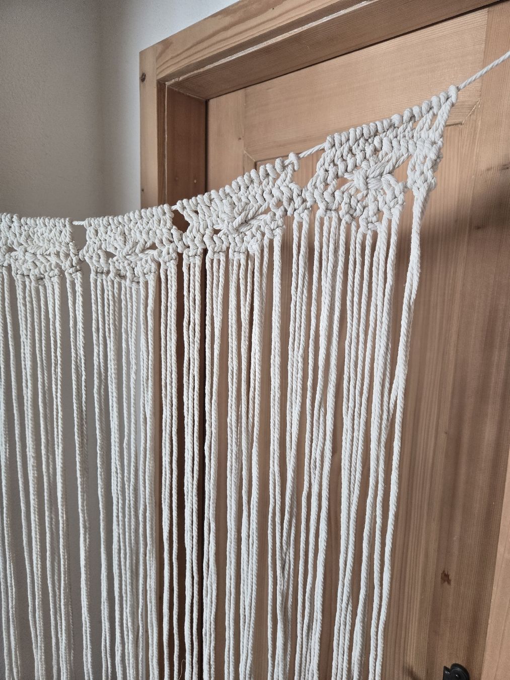 Tutte le decorazioni: Makramee Vorhang weiss – Usato da Unterterzen venduto da elebo 2