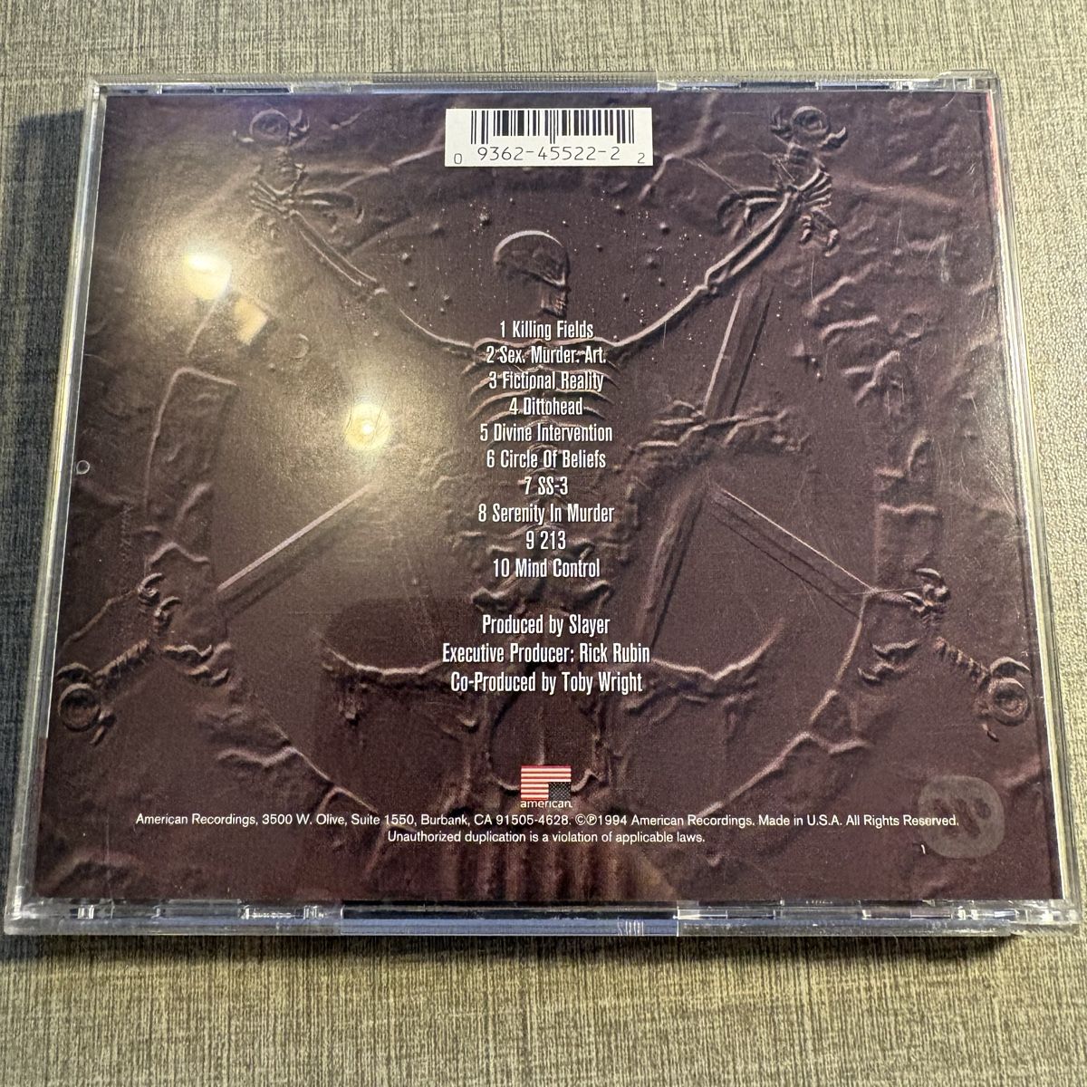 CD: CD Slayer Divine Intervention – Usato da Guntershausen venduto da Simone_75 1