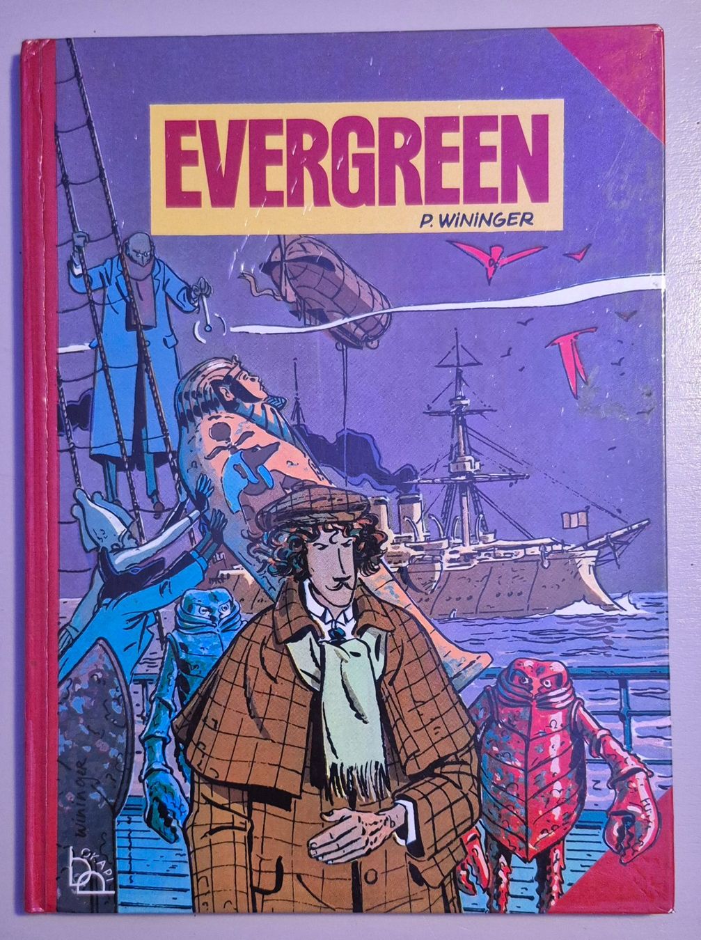 Fumetti: Nicéphore Vaucanson - EVERGREEN - Winiger - EO 1981 – Usato da Grand-Lancy venduto da loi_599y