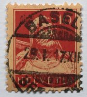 Helvetiatellbrustbild  Vollstempel Basel