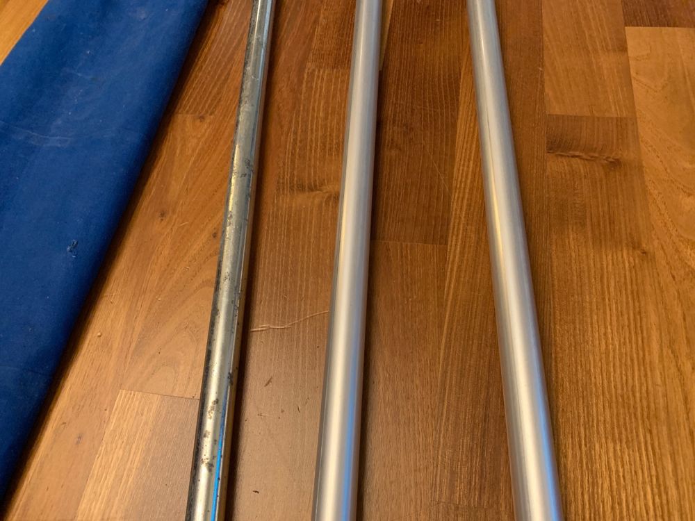 3 Zeltstangen / Teleskopstangen ausziehbar (Gebraucht) in Edlibach für