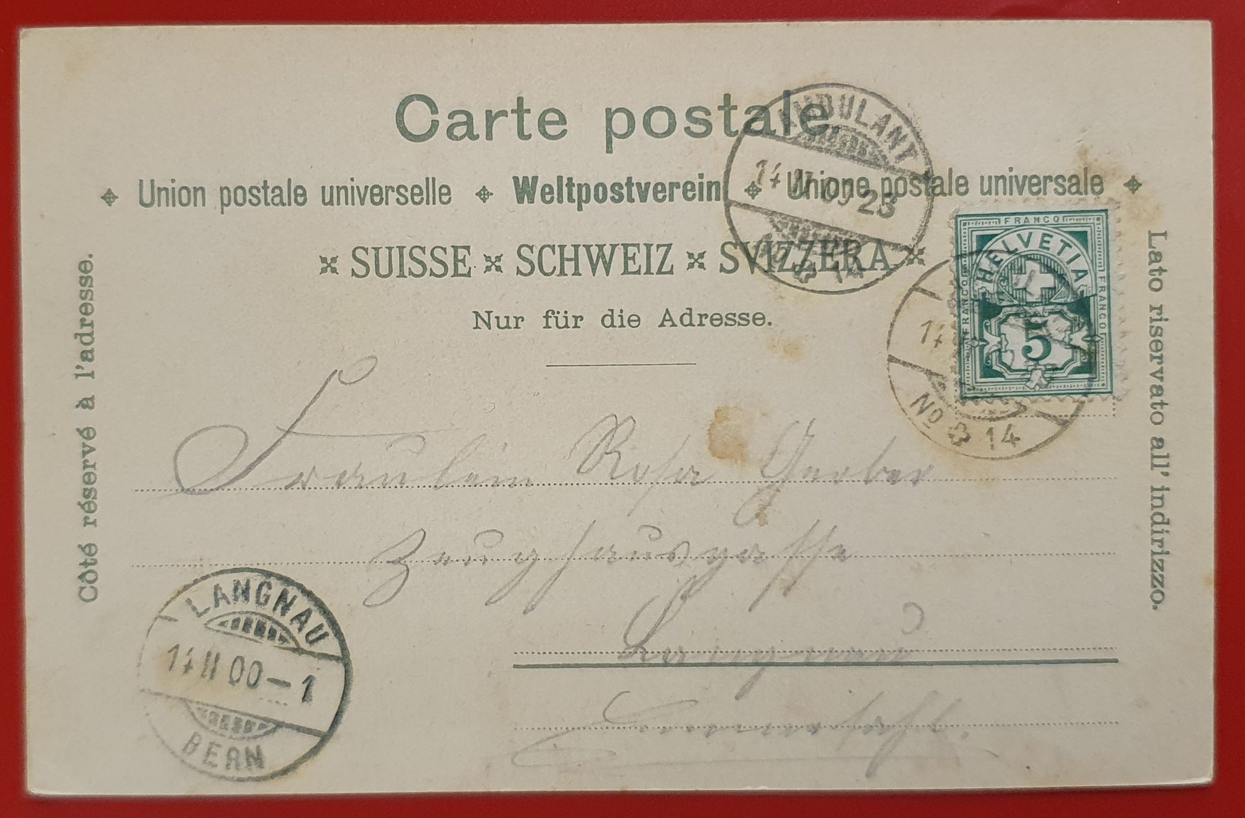 Cartoline postali: Gruss aus Bern 1900 - Kornhauskeller – Usato da Kreuzlingen venduto da Rschweiz1 1