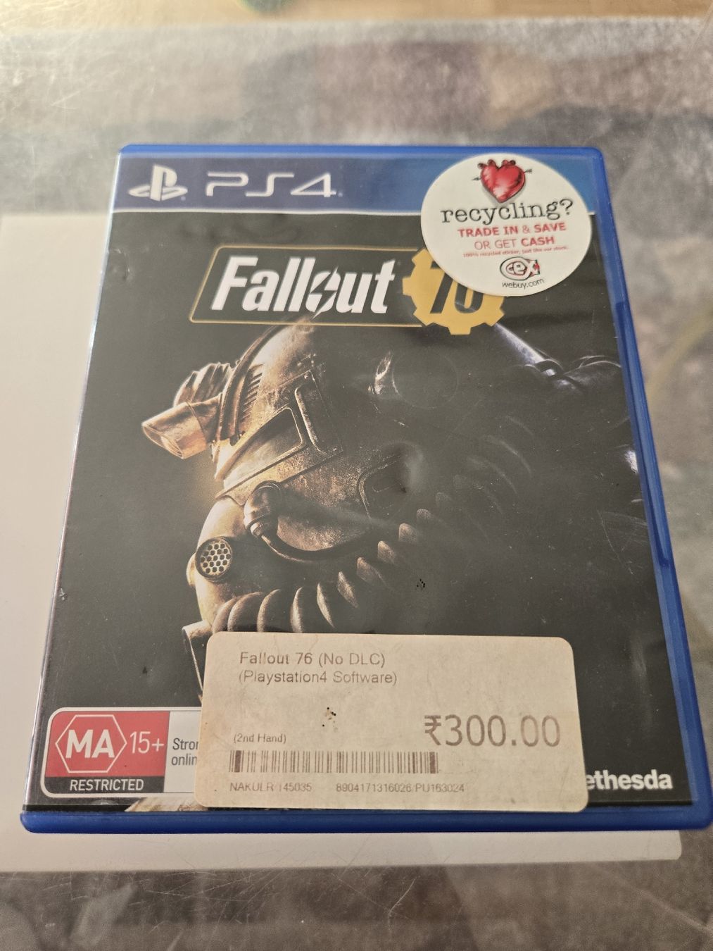 Jeux: Fallout 76 PS4 – D'occasion à Bussigny par Kfdlt