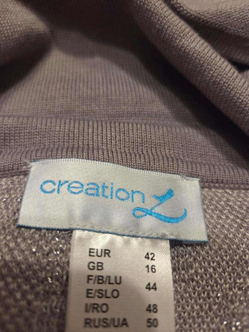 Maglioni & Felpe: NEU Wunderschöner Pullover Naturfasern im Hellgrau Gr.42 – Nuovo (secondo la descrizione) da Basel venduto da ivoli 4