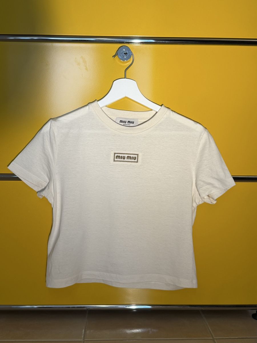 Miu Miu T-shirt: Miu Miu T-Shirt Grösse S – Usato da Zürich venduto da camilot 1