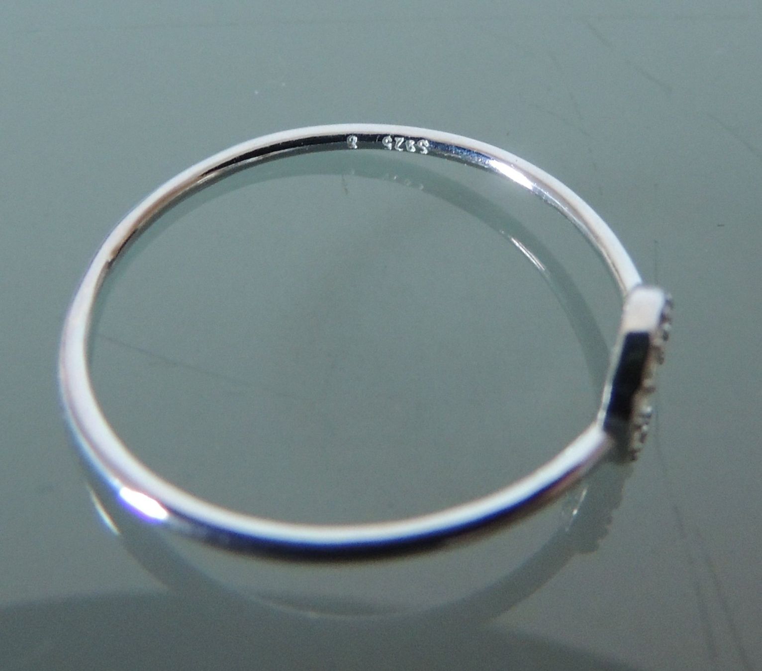 Anelli: Silber 925 Fingerring mit Zirkonia Gr. 56 – Nuovo e nell'imballaggio originale da Waldenburg venduto da schaller707 5