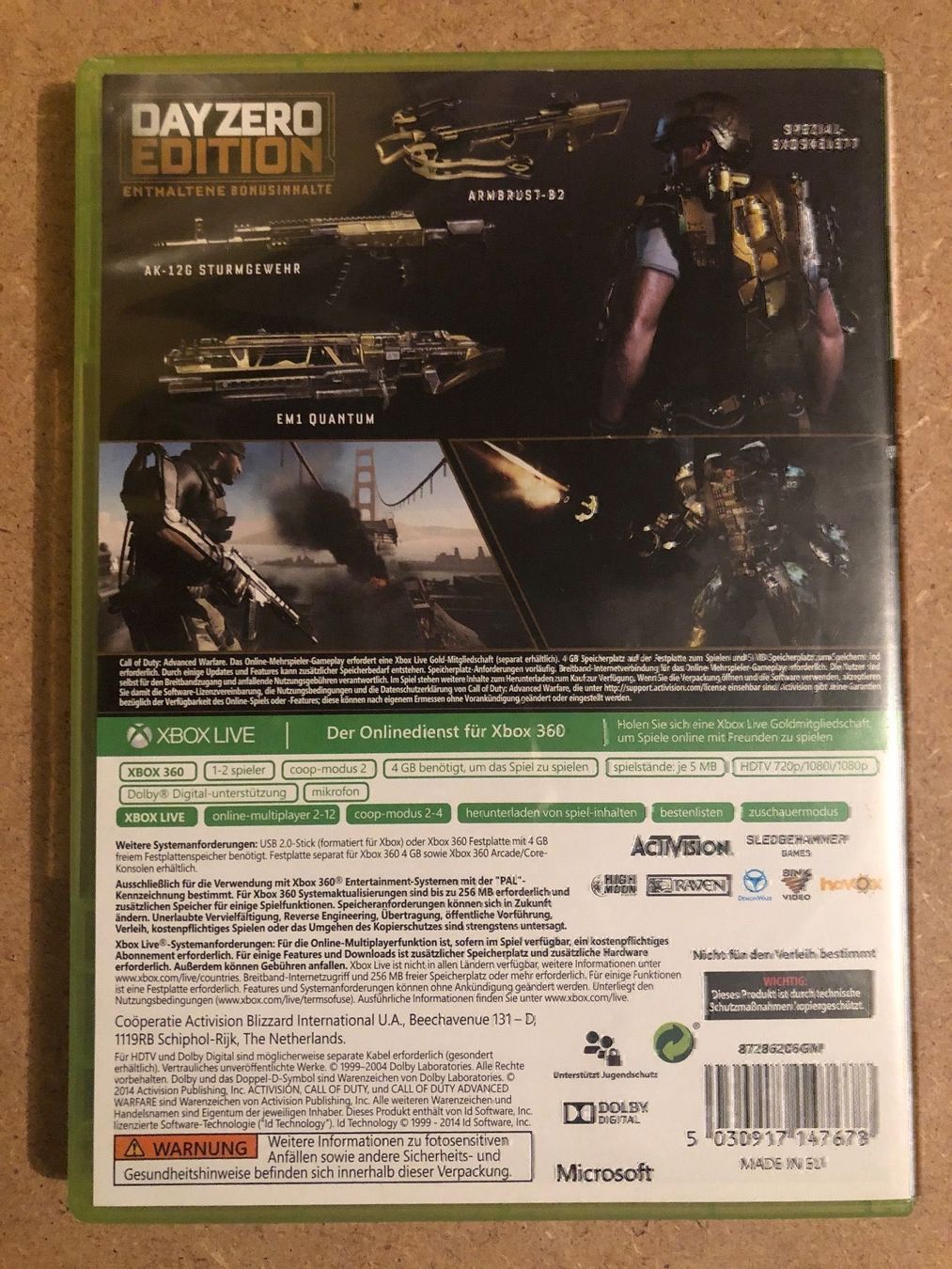 Giochi: Call of Duty Advanced Warfare Day Zero – Usato da Kestenholz venduto da Mad18 1