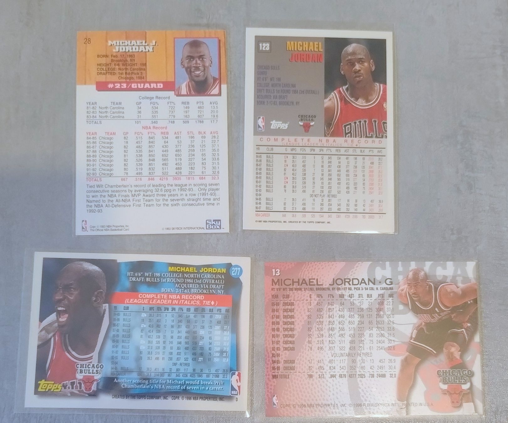 Nba Carte collezionabili: NBA 4 cartes Michael Jordan  – Nuovo (secondo la descrizione) da Martigny venduto da julionix 5