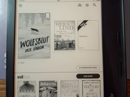 Tolino Vision 6 eBook Reader inkl. Schutzhülle schwarz