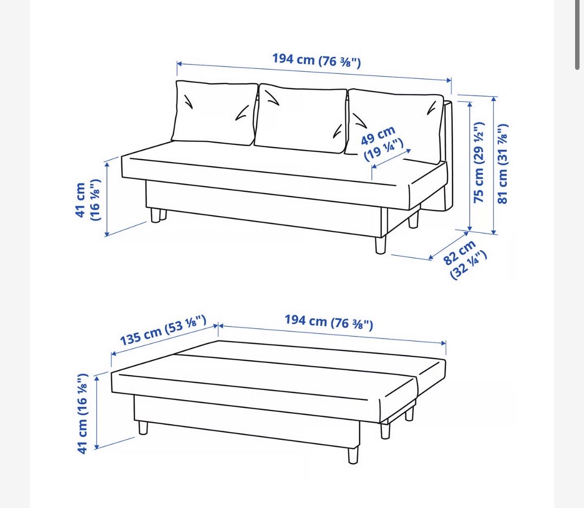 Ikea Divani: ÄLVDALEN Bettsofa – Usato da Sins venduto da whitehary 5