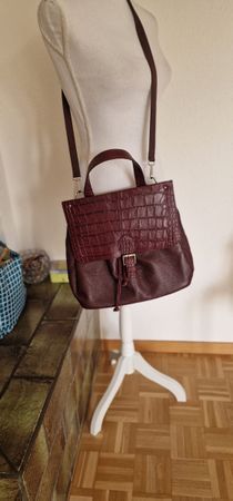 Berge Italienische Leder Handtasche , Top Zustand!