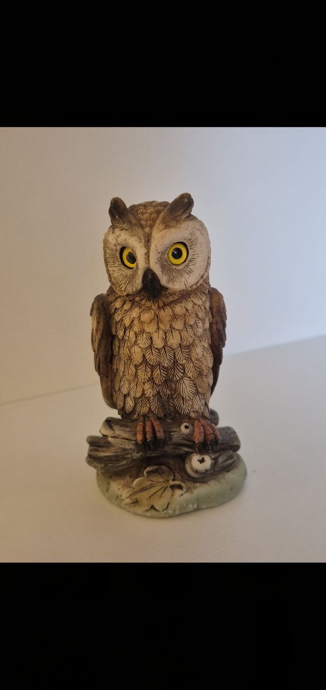 Statuette: Stein Eule auf Holz – Usato da Sumiswald venduto da fae_krq8