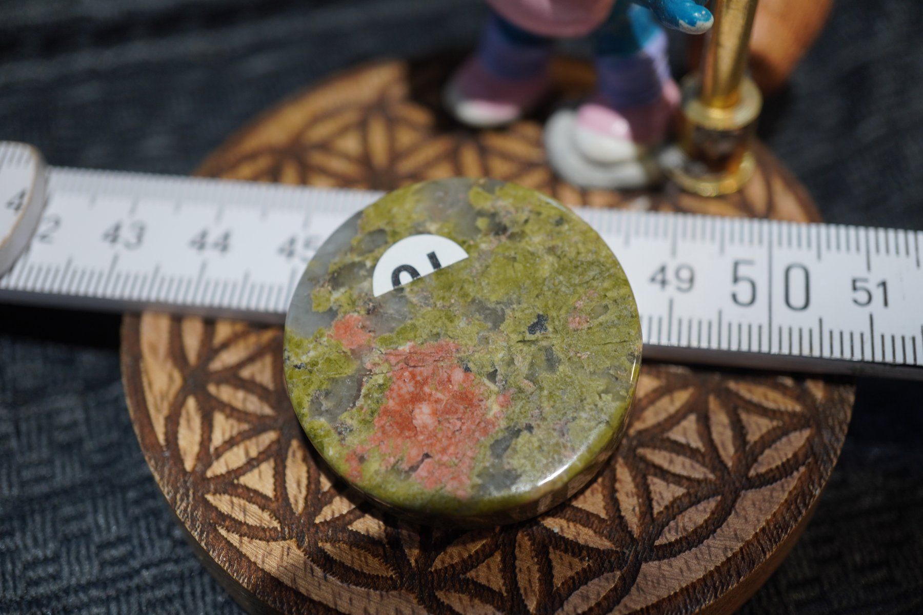 Minerali & Pietre curative: Unakit Epidot   Power  Disc   ab 1.- Auktion – Nuovo e nell'imballaggio originale da Eschenbach SG venduto da topstone 2