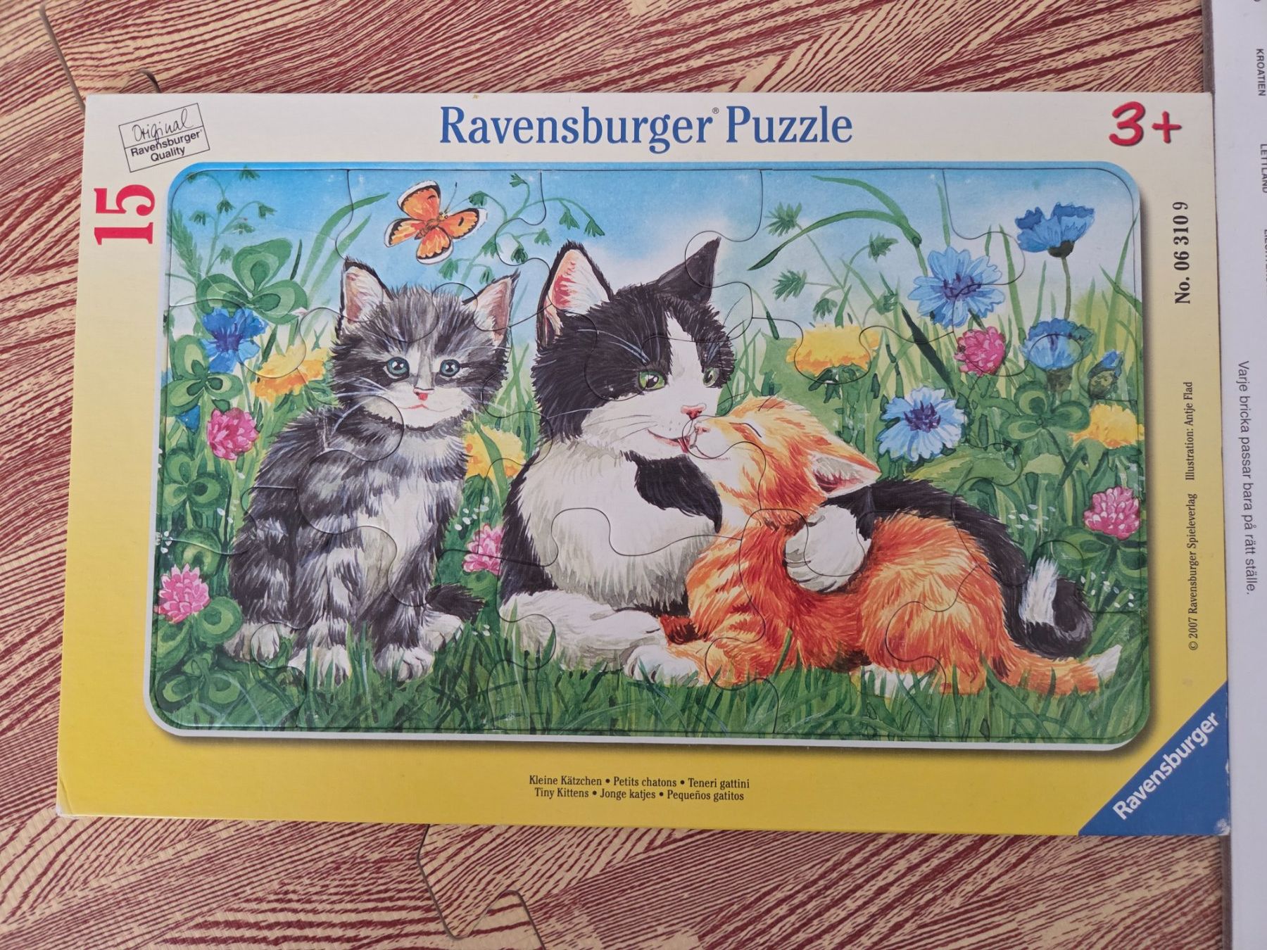 Puzzle: 2 Puzzles - Katzen und Europa – Usato da Brugg AG venduto da Finlandia 1