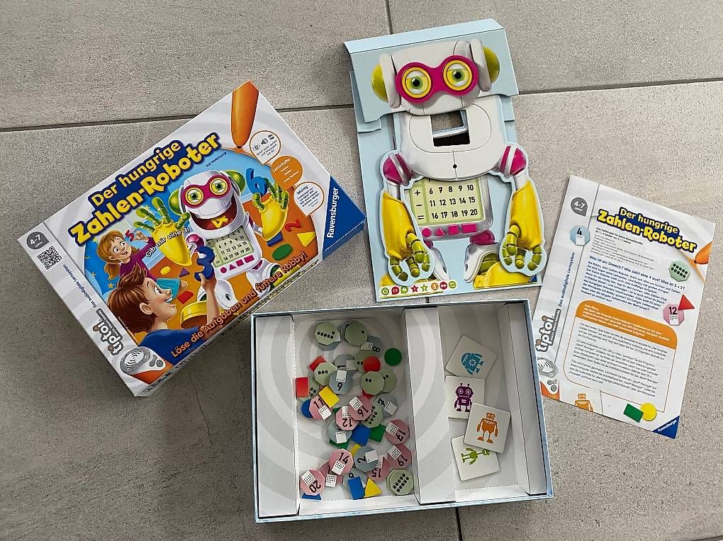 Ravensburger Giochi: tiptoi Spiel - Der hungrige Zahlen-Roboter – Usato da Obermumpf venduto da joerg86 1