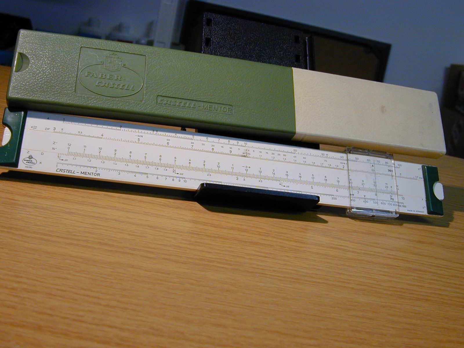 Faber-Castell Calcolatrici tascabili: CASTELL - MENTOR RECHENSCHIEBER 52/80 360 gon – Usato da Oberursel venduto da swinger-ecki 4