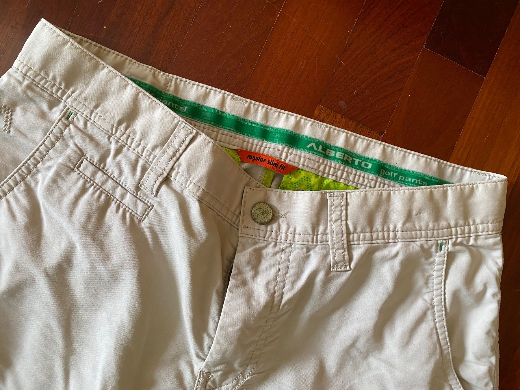 Pantaloni: ALBERTO Herren Golfhose Gr. 46 – Usato da Besazio venduto da lionheart63 4
