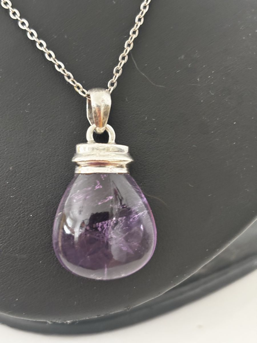Ciondoli: Très beau pendentif améthyste montée sur argent – Nuovo (secondo la descrizione) da Genève venduto da ati_tj8f