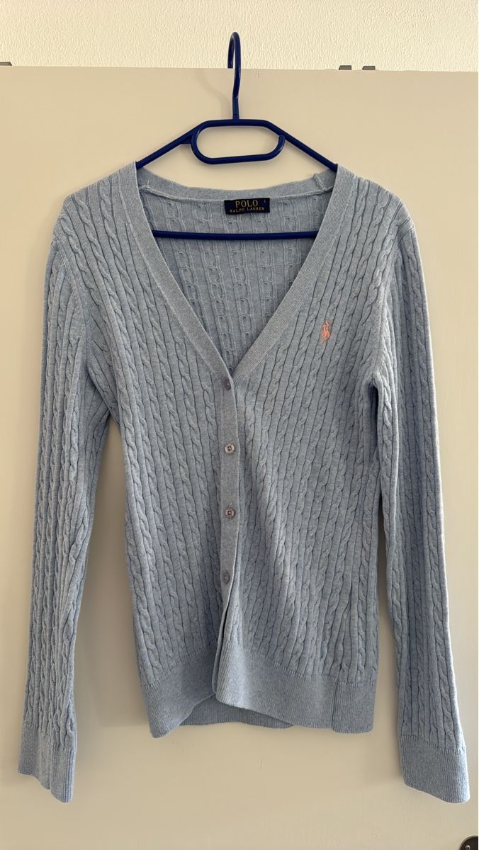 Ralph Lauren Jacken: Strickjacke Polo Ralph Lauren hellblau Grösse M – Neu (gemäss Beschreibung) aus Bülach von Mellinchen30