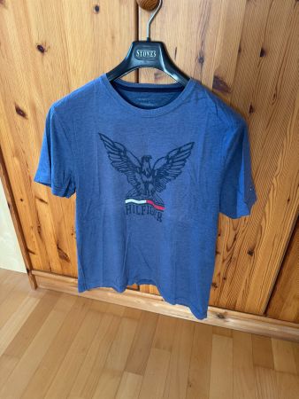 Tommy Hilfiger T-Shirt blau Adler Motiv Grösse M