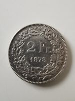 2 Franken 1878 GUTE ERHALTUNG