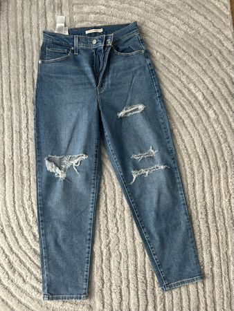 Levi's Mom Jeans, Gr. 28, High Waist, destroyed Look!