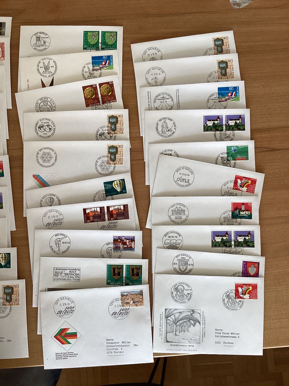 Tutti i francobolli: sonderstempel briefmarke – Usato da Reinach BL venduto da andreas_mueller 1