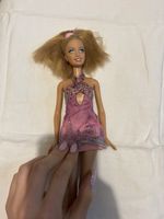 Barbie Puppe im trendigen Sommerkleid, gebraucht, Top!