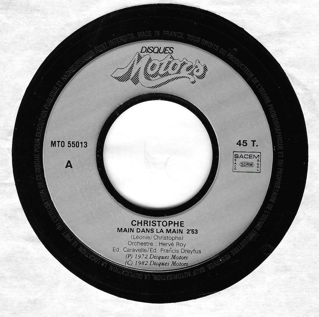 Dischi in vinile: CHRISTOPHE  -  MAIN DANS LA MAIN  +  1 – Usato da Bex venduto da Giorgiob 2