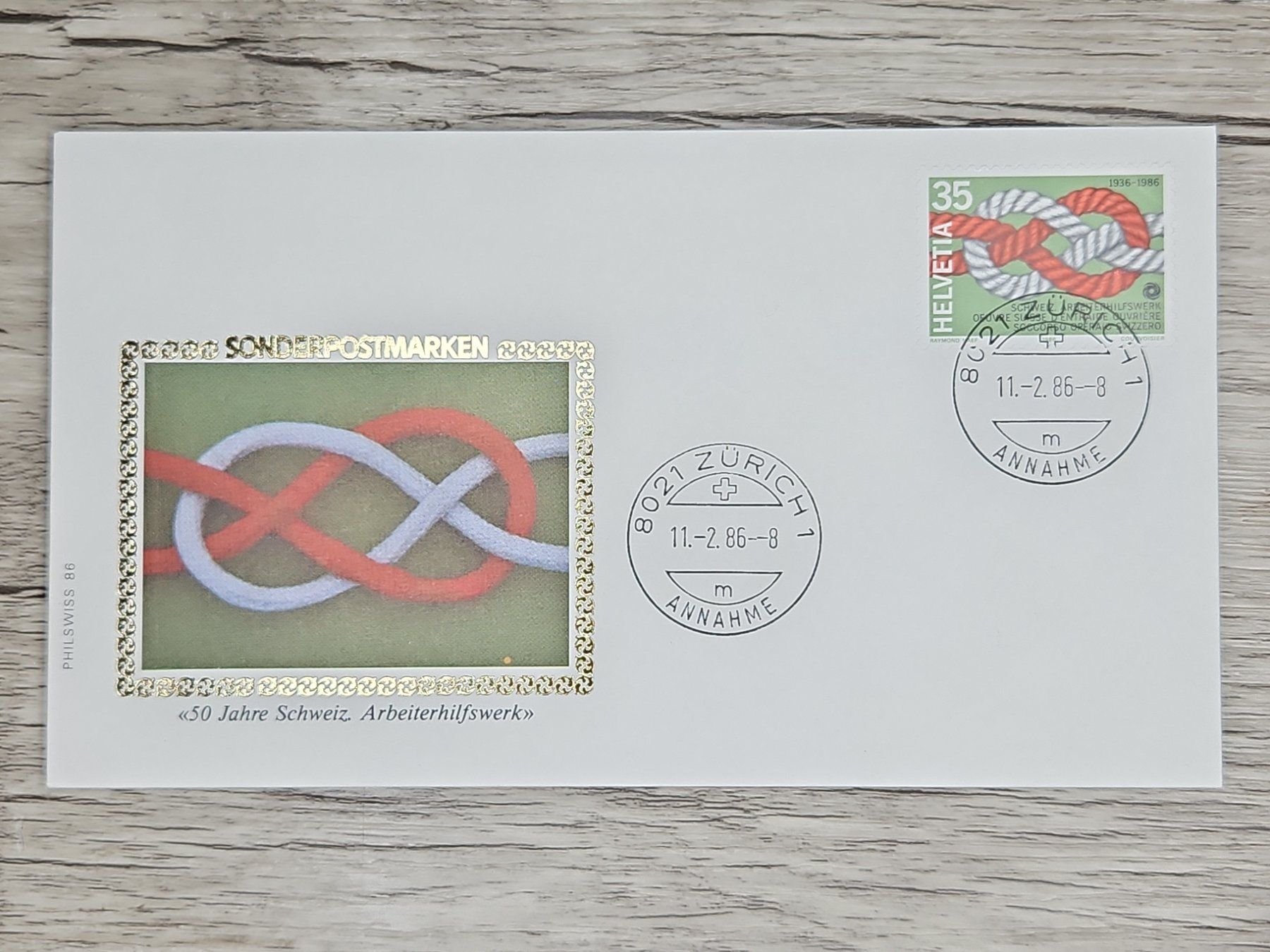 Tutti i francobolli: CL03 Enveloppe + Timbre Suisse 1986 – Usato da Cousset venduto da Patrick_Collections