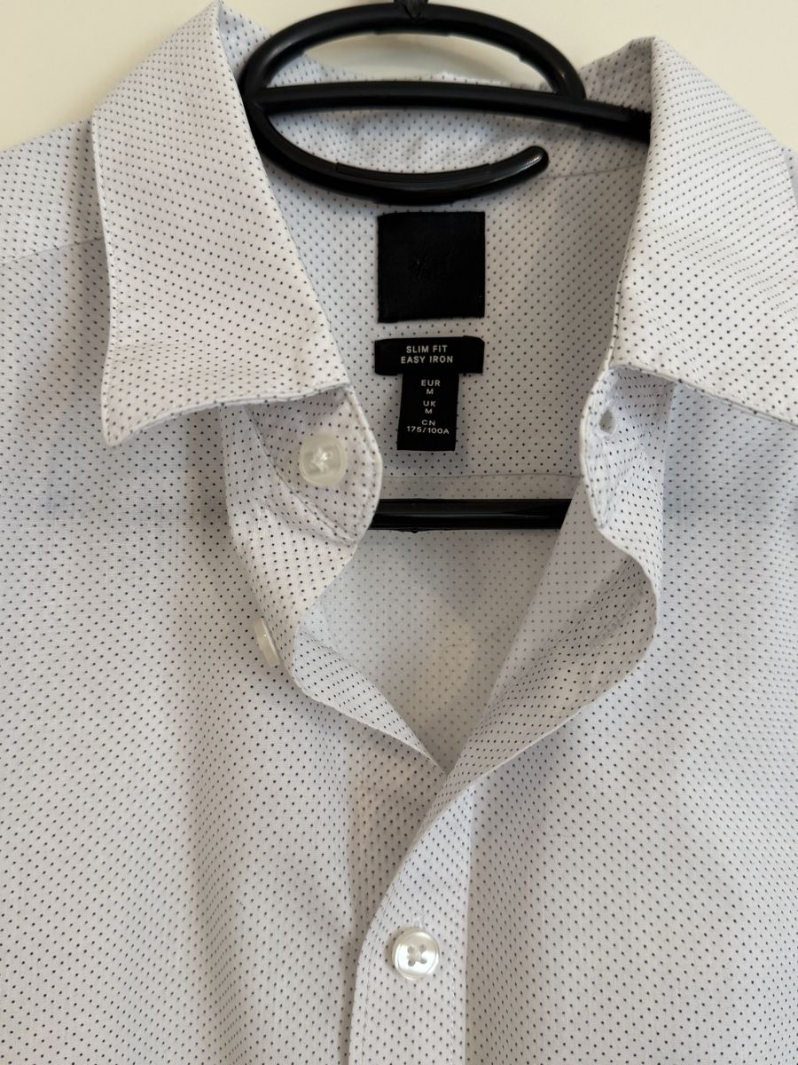 Camicie: Hemd slim fit weiss Gr. M – Usato da Luzern venduto da vqu_8gks 1