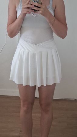 Tennis Skirt White Size S