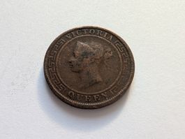 🇱🇰 Ceylon (Sri Lanka) 1 Cent 1870 Queen Victoria
