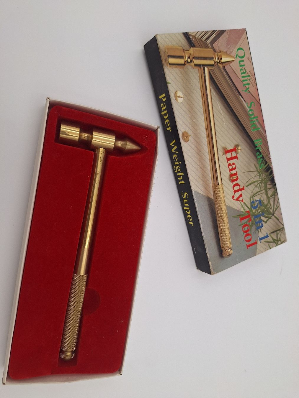 Tous les outils: 5in1 Handy Tool Paper Weight Super Solid Brass – Neuf (Voir description) à Horw par lee_mml6 1