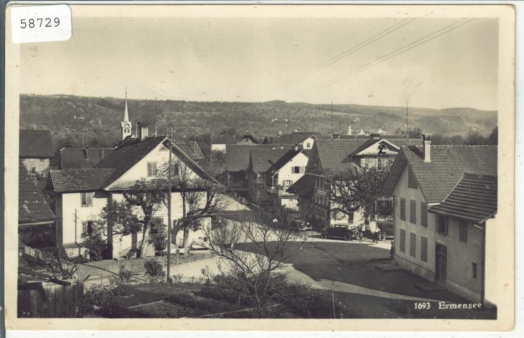 Cartoline postali: Ermensee LU - Dorfpartie – Usato da Ettingen venduto da Kartenplanet