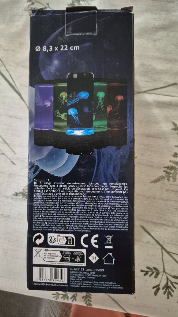 Lampade: Qualle Stimmungsleuchte LED neuwertig – Usato da Wettingen venduto da Hornero2 1