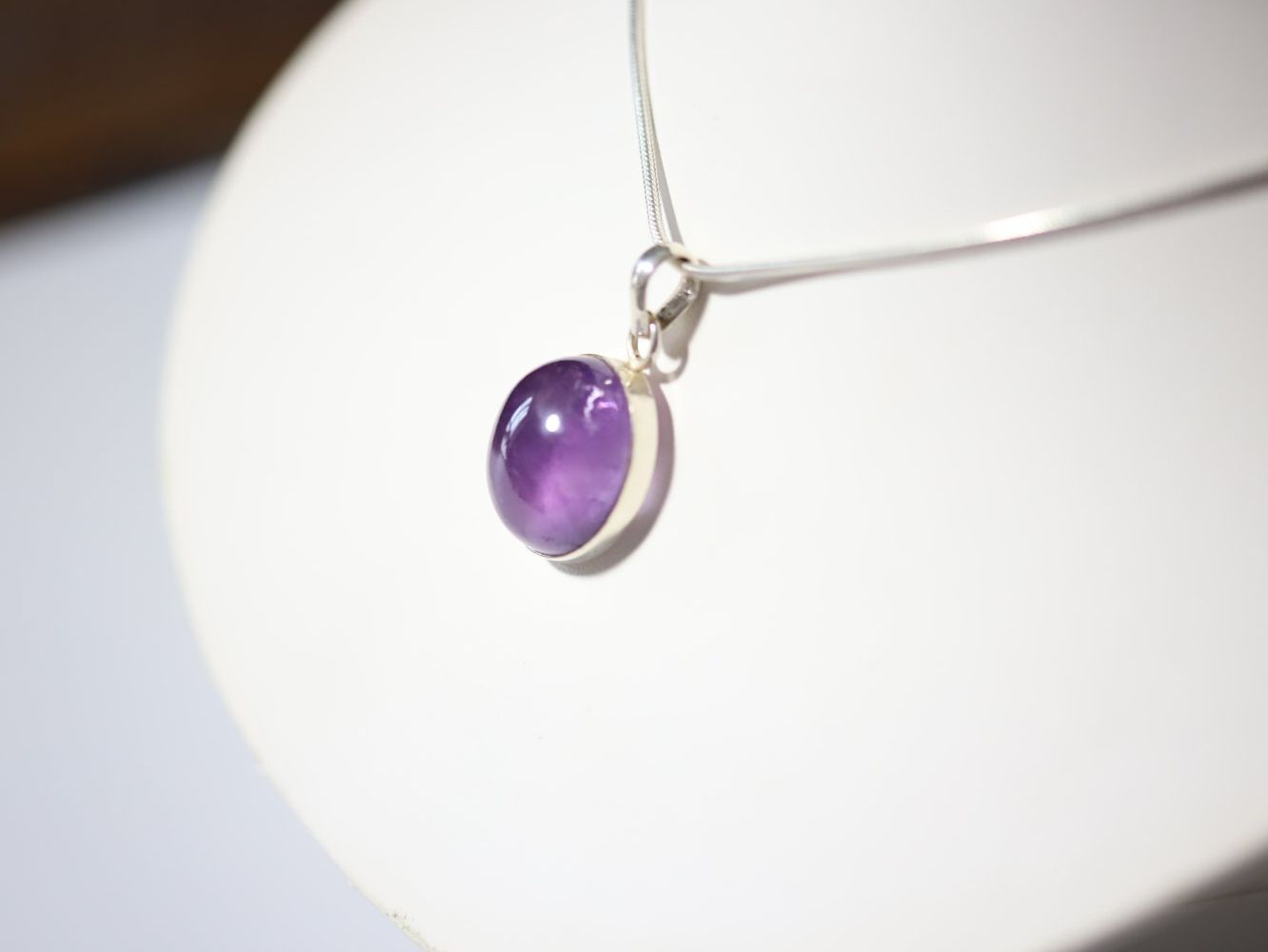 Anhänger: Pendentif Améthyste 21mm & Argent 925 / Amethyst Anhänger – Neu und originalverpackt aus Lausanne von Ory7 1