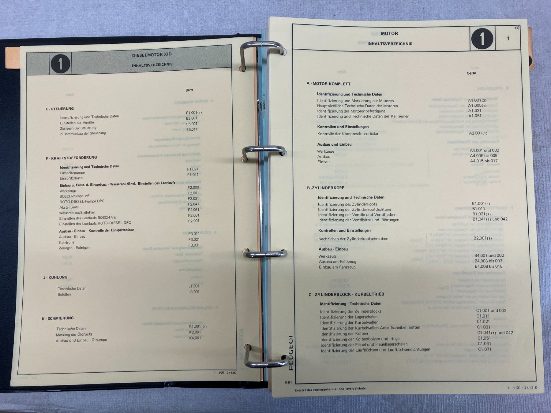 Bücher: Werkstatthandbuch Peugeot 305 – Gebraucht aus Hämikon von Armin15 2