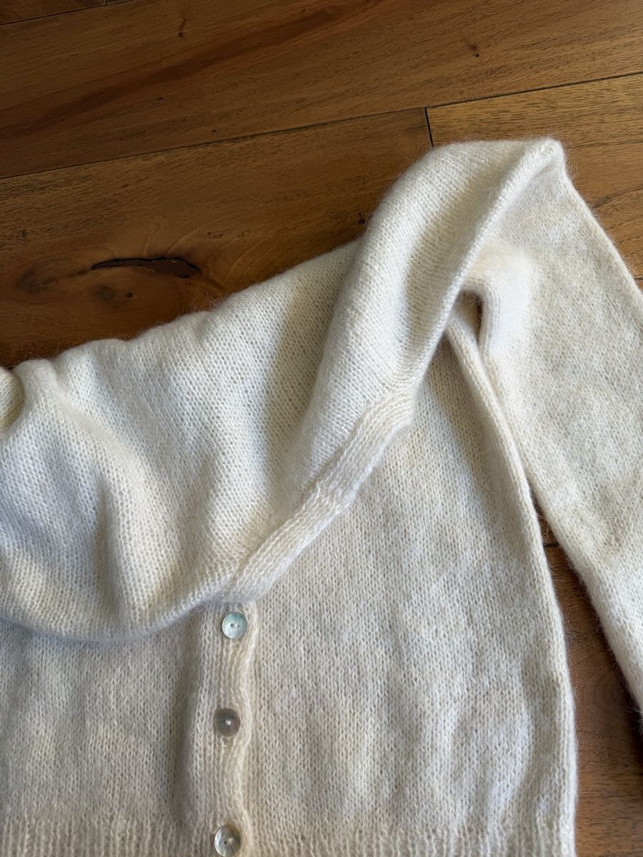 Maglioni & Felpe: Cardigan in seta mohair handmade – Nuovo (secondo la descrizione) da Cademario venduto da Iby_30 6