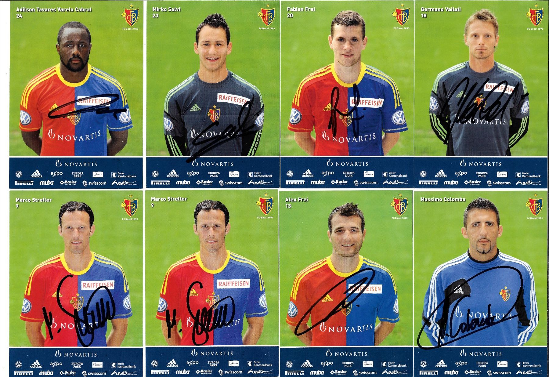 Autogramme: Autogrammkarten FC Basel Saison 2012/2013 (2) – Gebraucht aus Ziefen von Dancer99 2