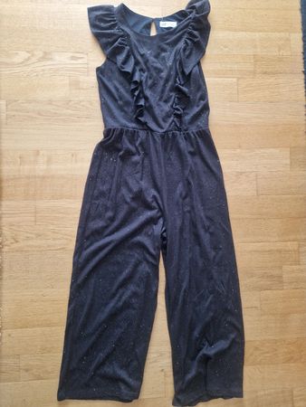 Combinaison pailletée H&M noire, pour fête d'été! taille 146