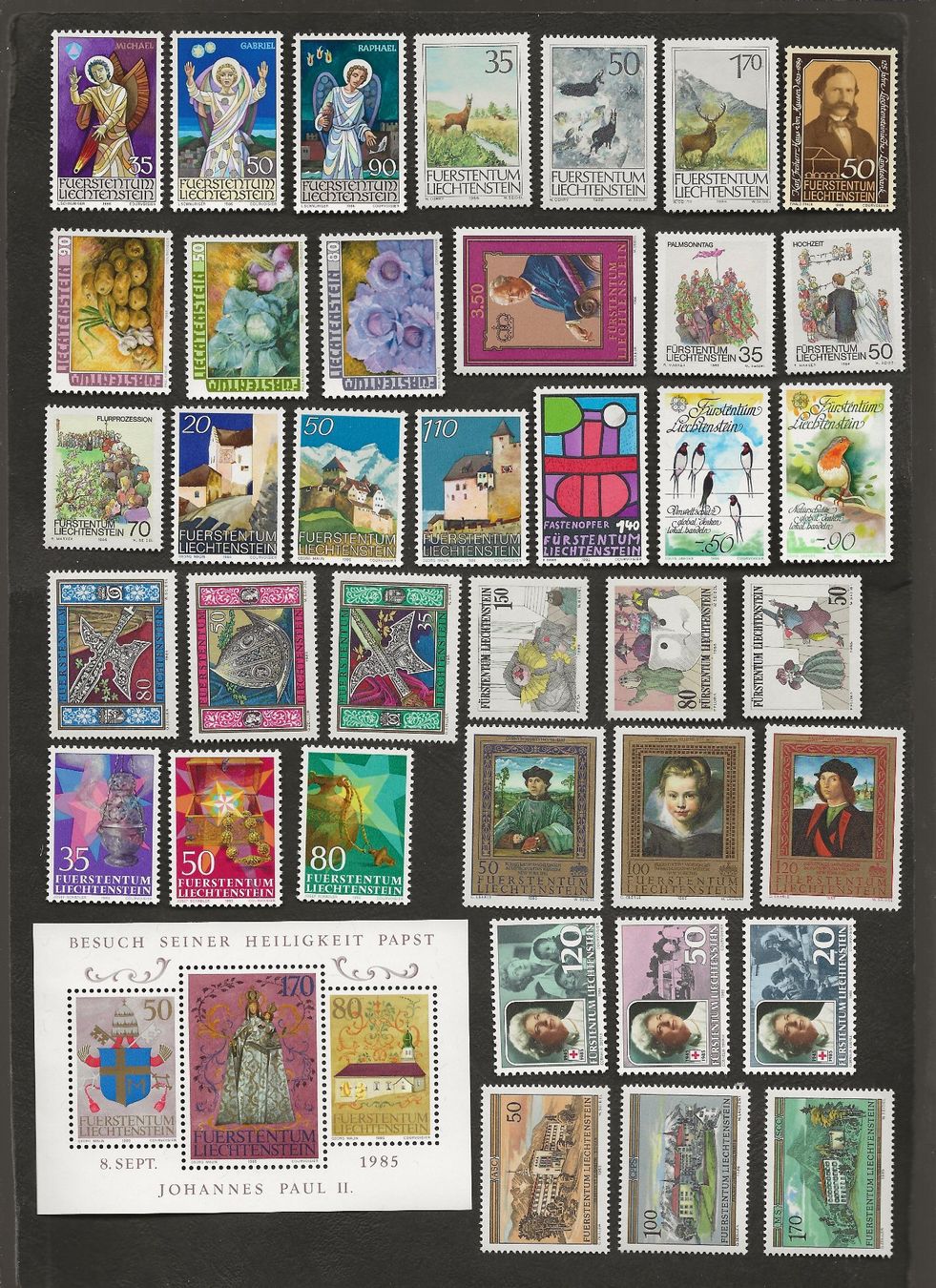 Tous les timbres: 125 Marken Liechtenstein postfrisch – D'occasion à Au ZH par xelagreb01 3