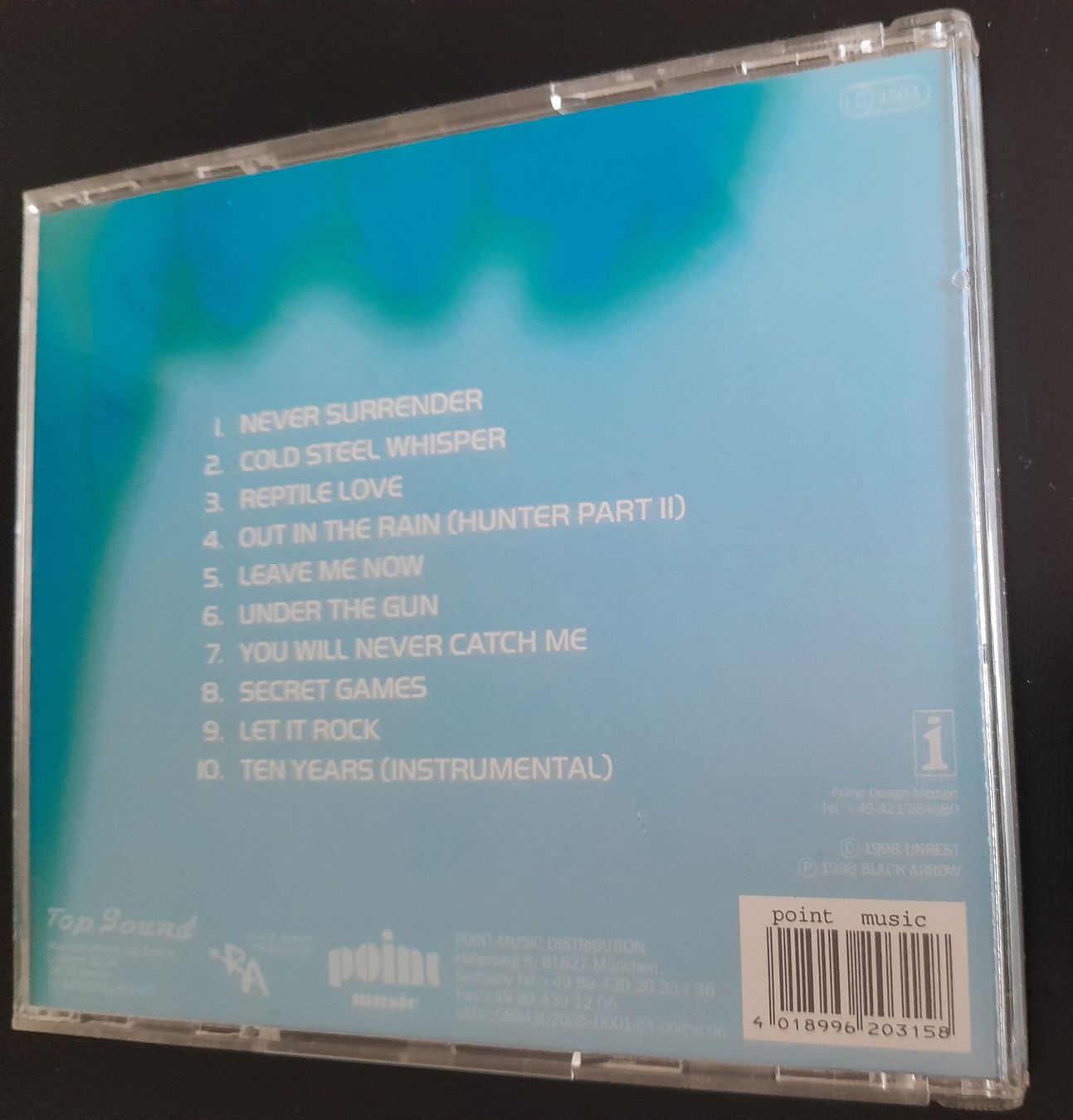 CD: Unrest - Cold Steel Whisper – Usato da Bottens venduto da Davvil 1