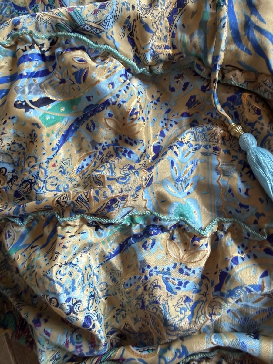 Kleider: Boho Maxistufenkleid aus Seide – Neu (gemäss Beschreibung) aus Sigriswil von ck56 2