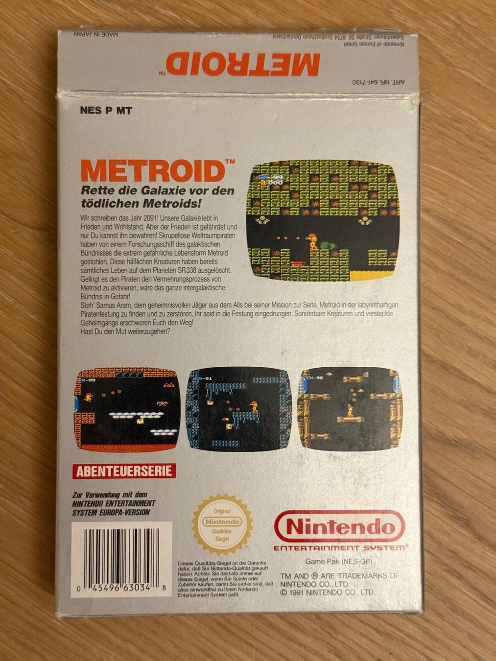 Nintendo Giochi: Metroid NES  PAL-B OVP – Usato da Ebmatingen venduto da omgmrtea 2