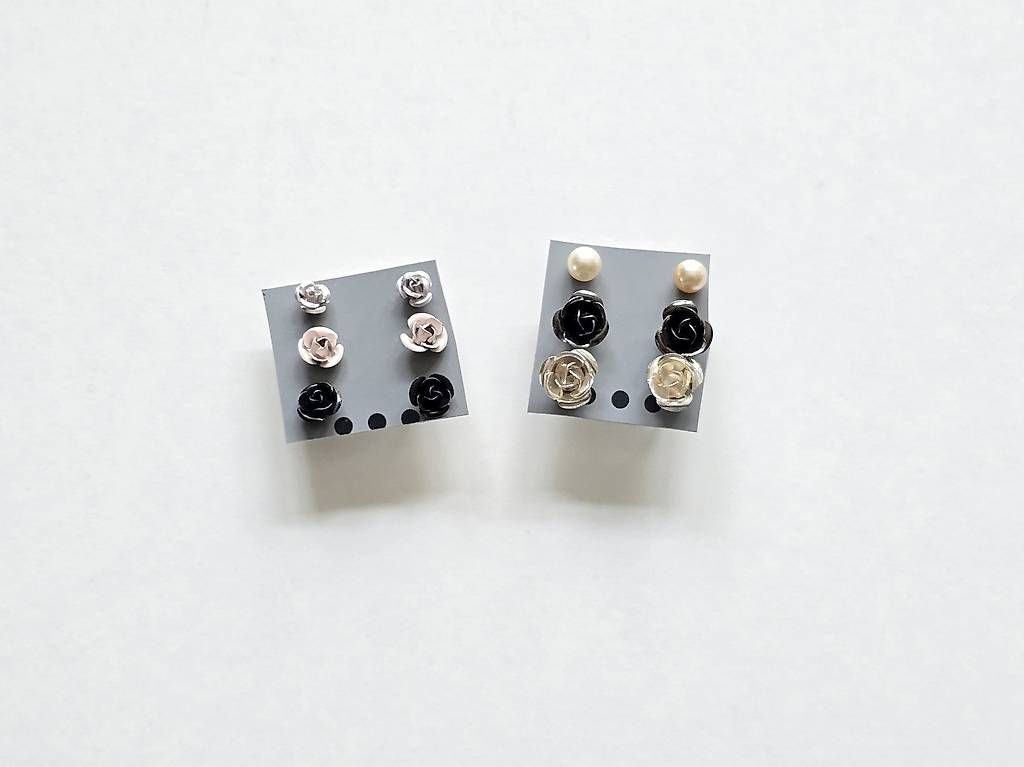 Orecchini pendenti & Orecchini a lobo: 6 Paar Ohrstecker NEU – Nuovo (secondo la descrizione) da Dättlikon venduto da Wundertuete_