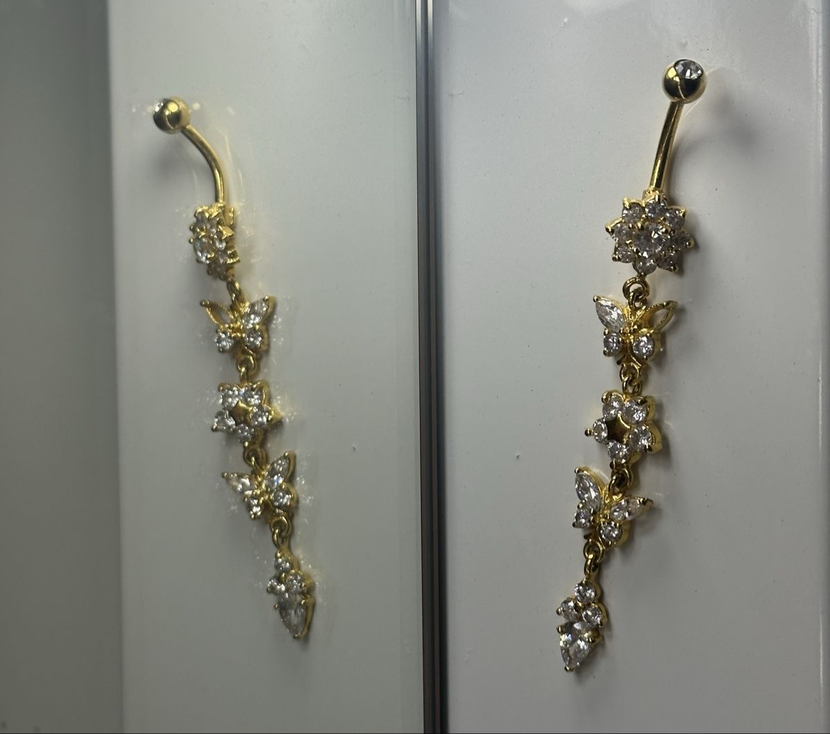 Gioielli per piercing: Bauchnabelpiercing goldig lang  – Usato da Volketswil venduto da hal_65hj 2