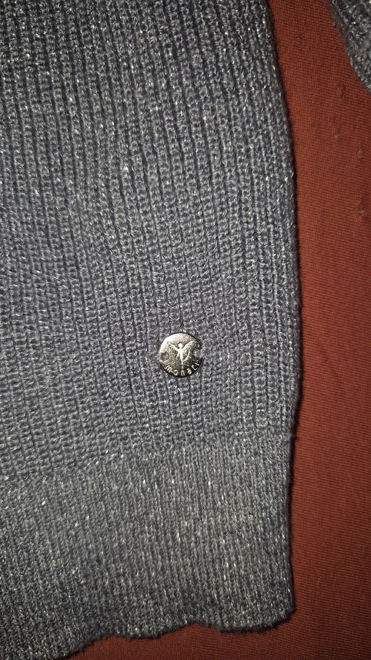 Monari Pulls & Sweat-shirts: Monari Stickpullover XS glitzer taubenblau – D'occasion à Watt par sarahZH1995 3