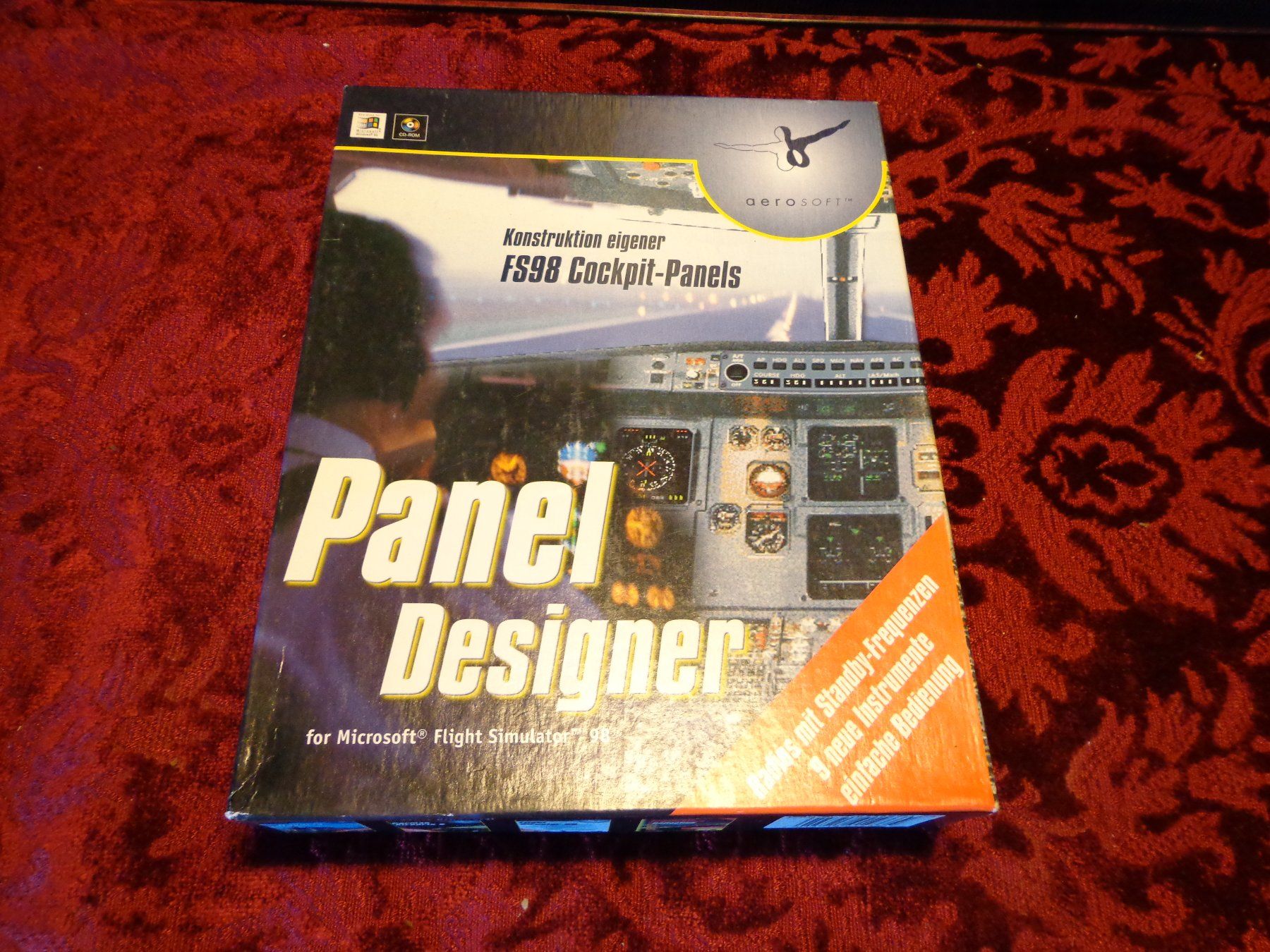 Spiele: FS98 Panel Designer + Europa 1+3 Addons (PC CD-Rom) – Gebraucht aus Ligornetto von Faffarel 1